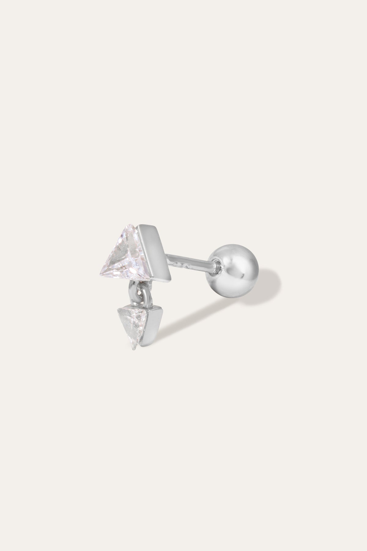 silver stud earrings
