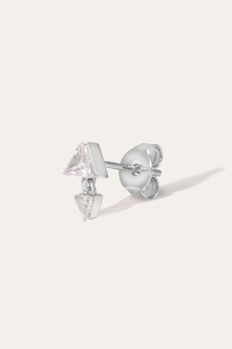 silver stud earrings