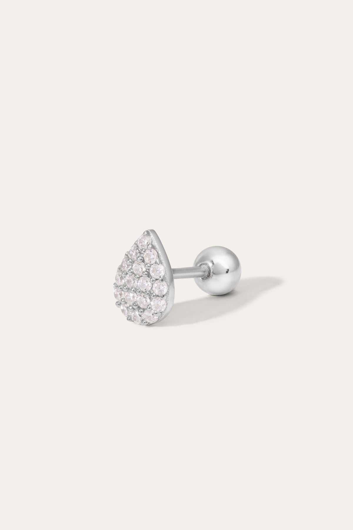 silver stud earrings