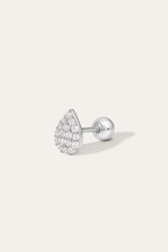 silver stud earrings