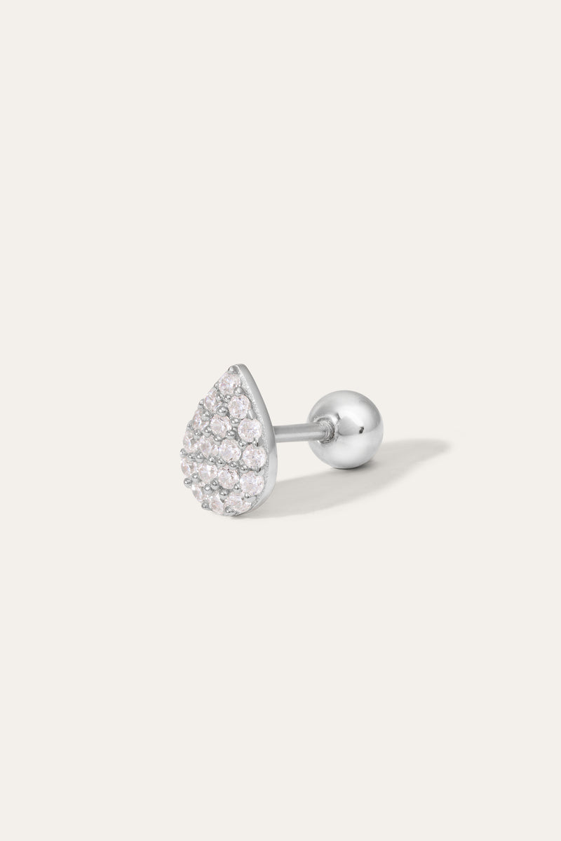 silver stud earrings