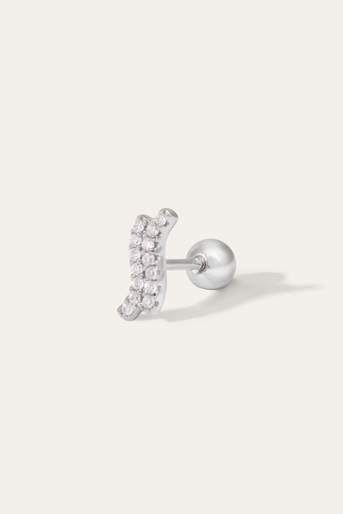 silver stud earrings