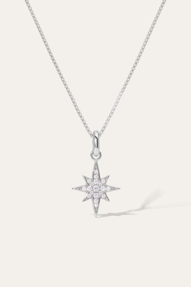 Starburst Silver Necklace