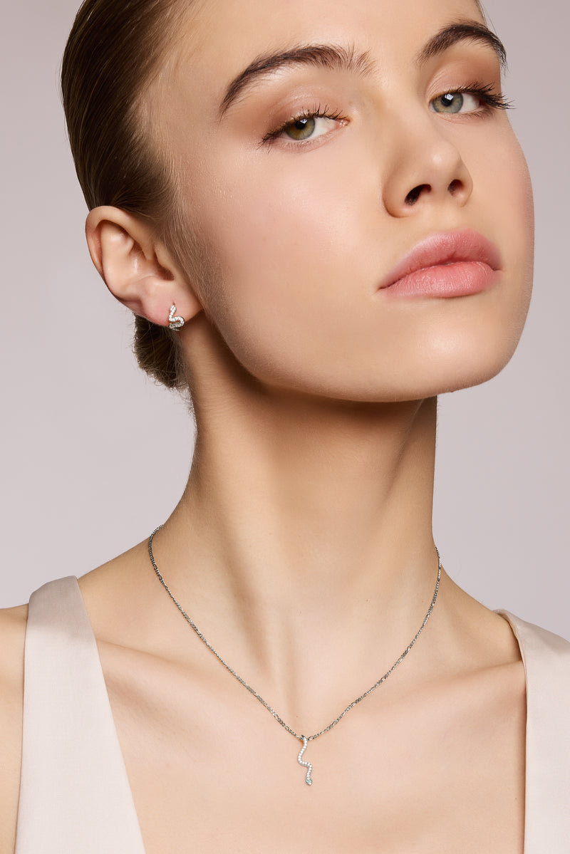 Snake Seamless Silver Charm