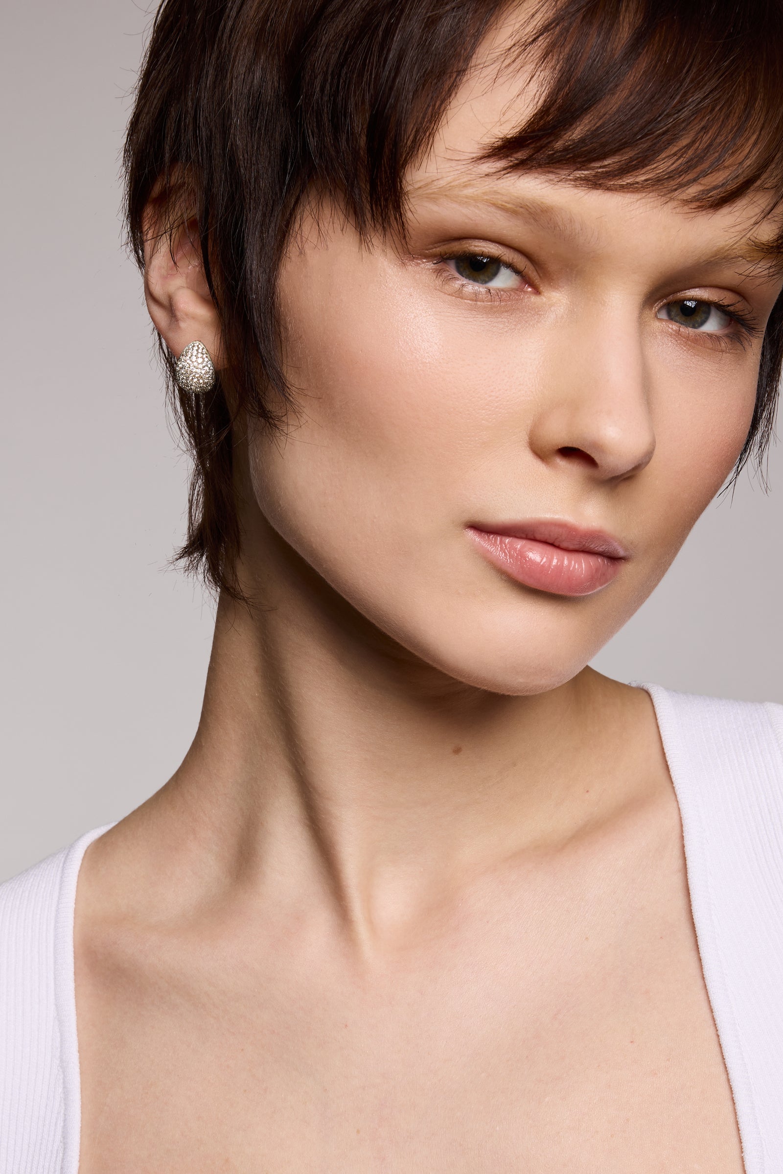 silver stud earrings