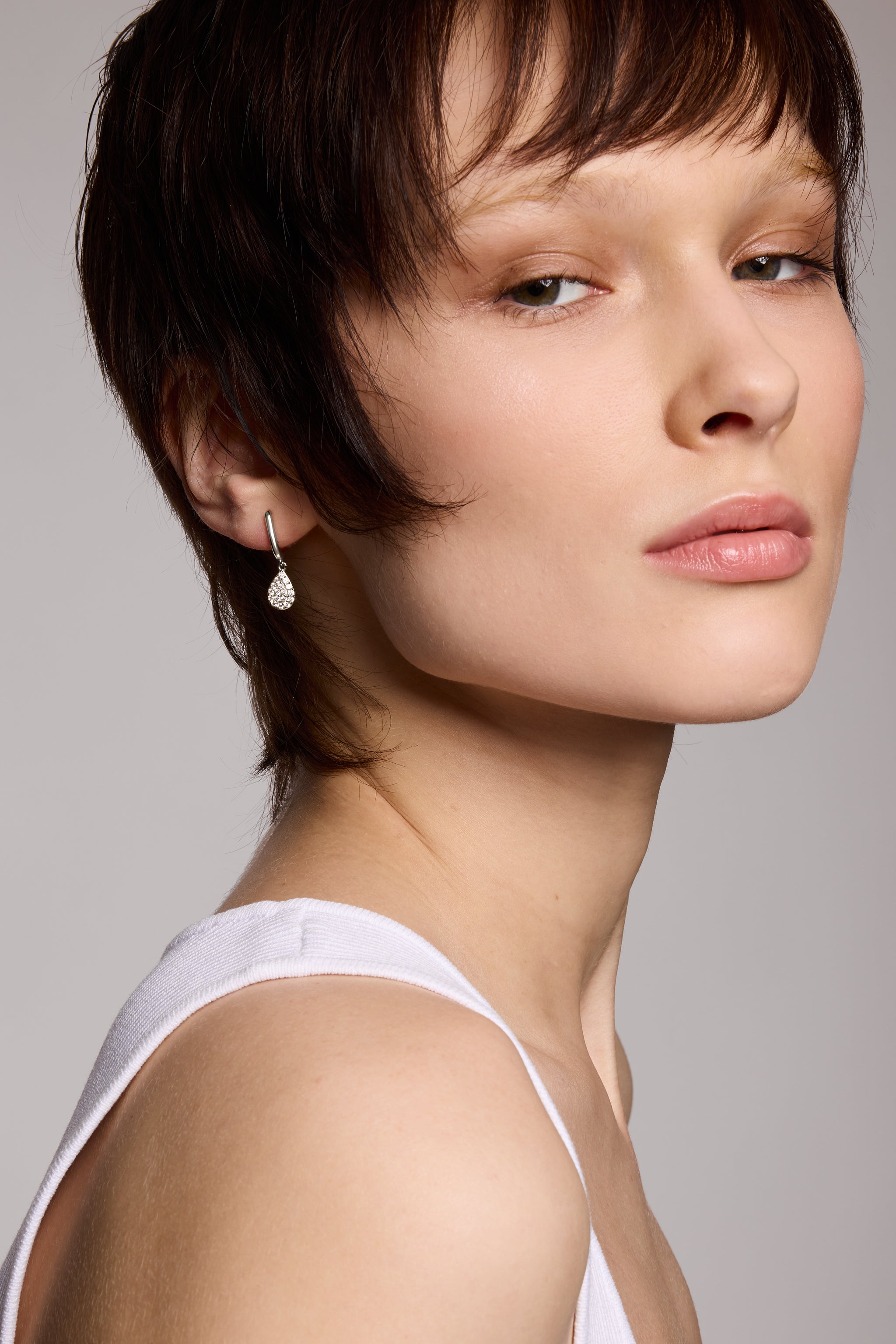 silver stud earrings