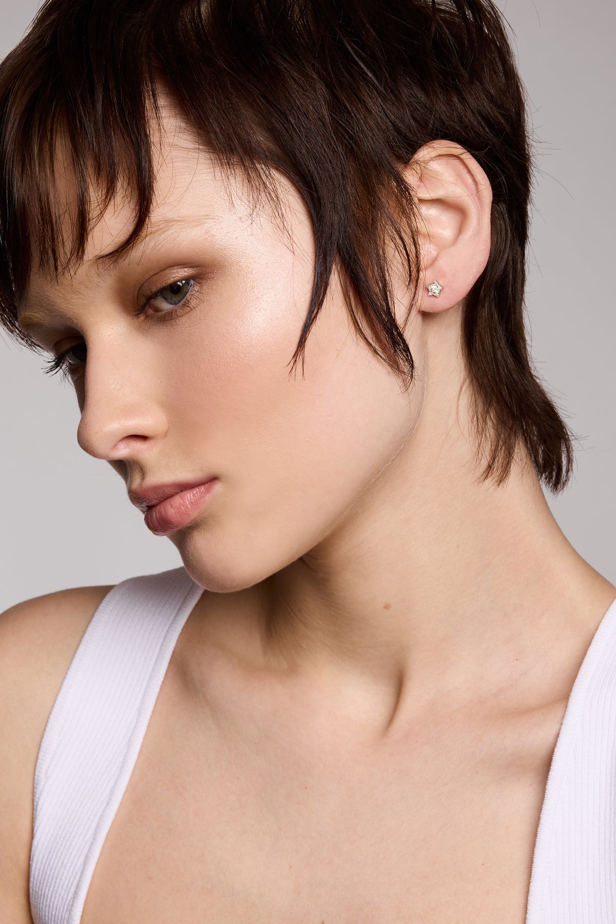 silver stud earrings