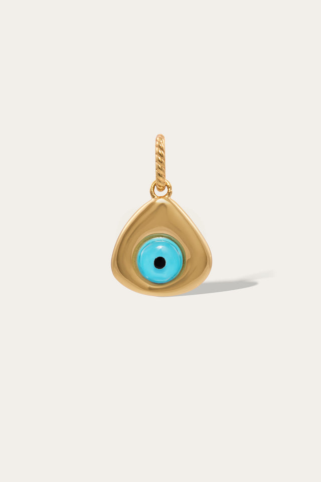 evil eye turquoise charm