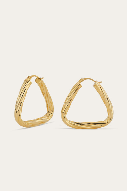 gold hoop earrings