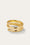 gold coil ring