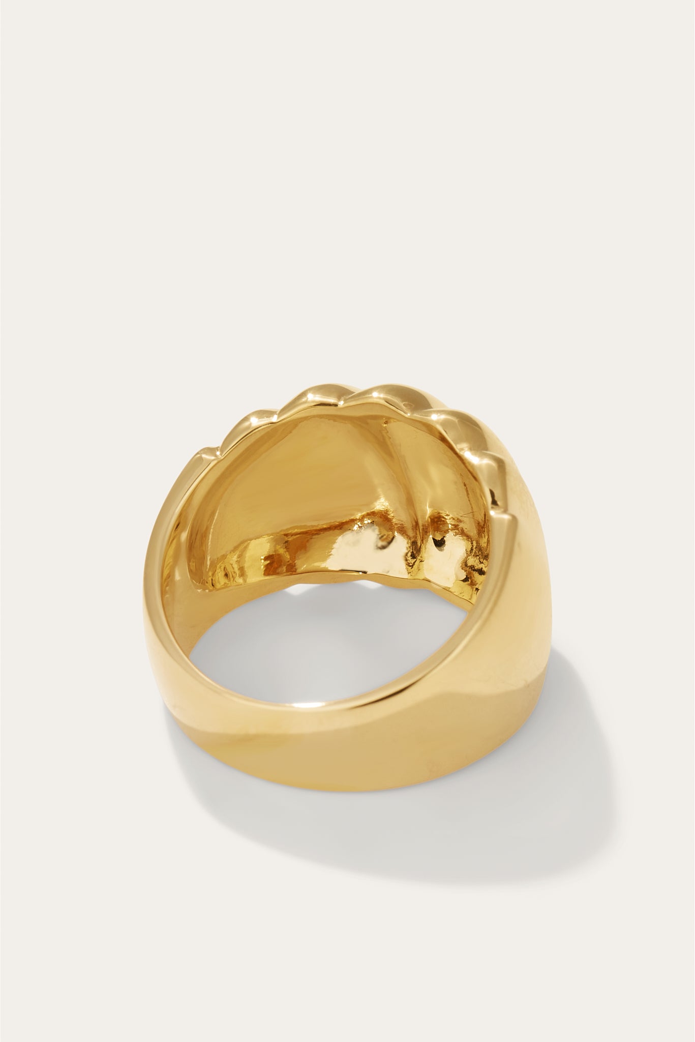 gold chunky ring