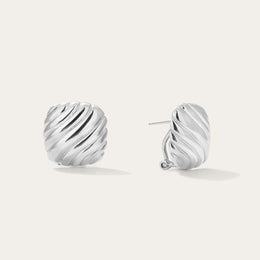 silver chunky studs