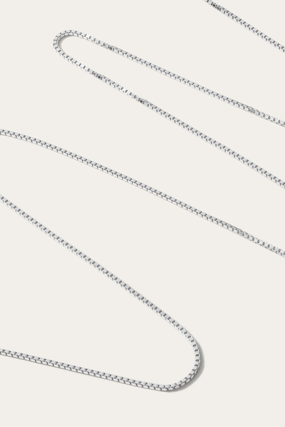silver layered necklace