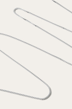 silver layered necklace