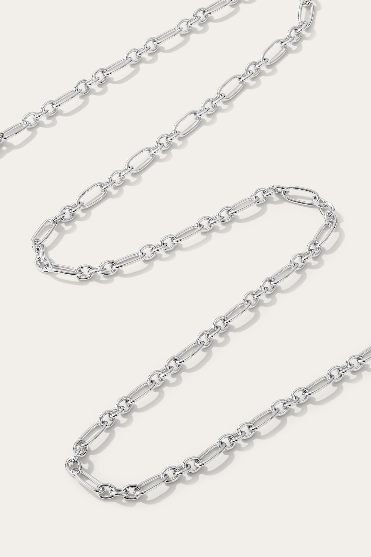silver layered necklace