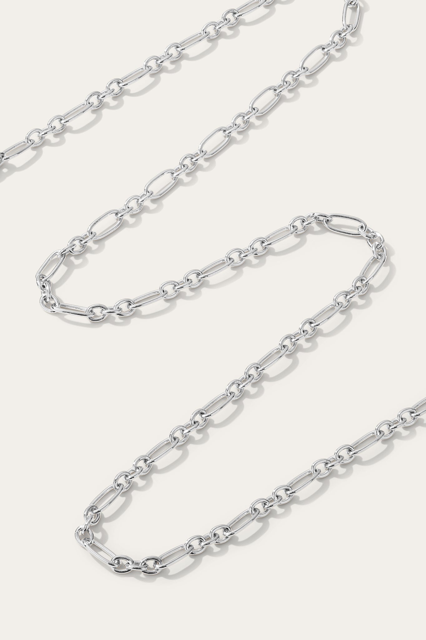 silver layered necklace