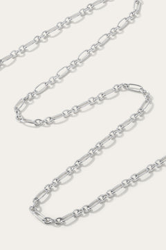 silver layered necklace