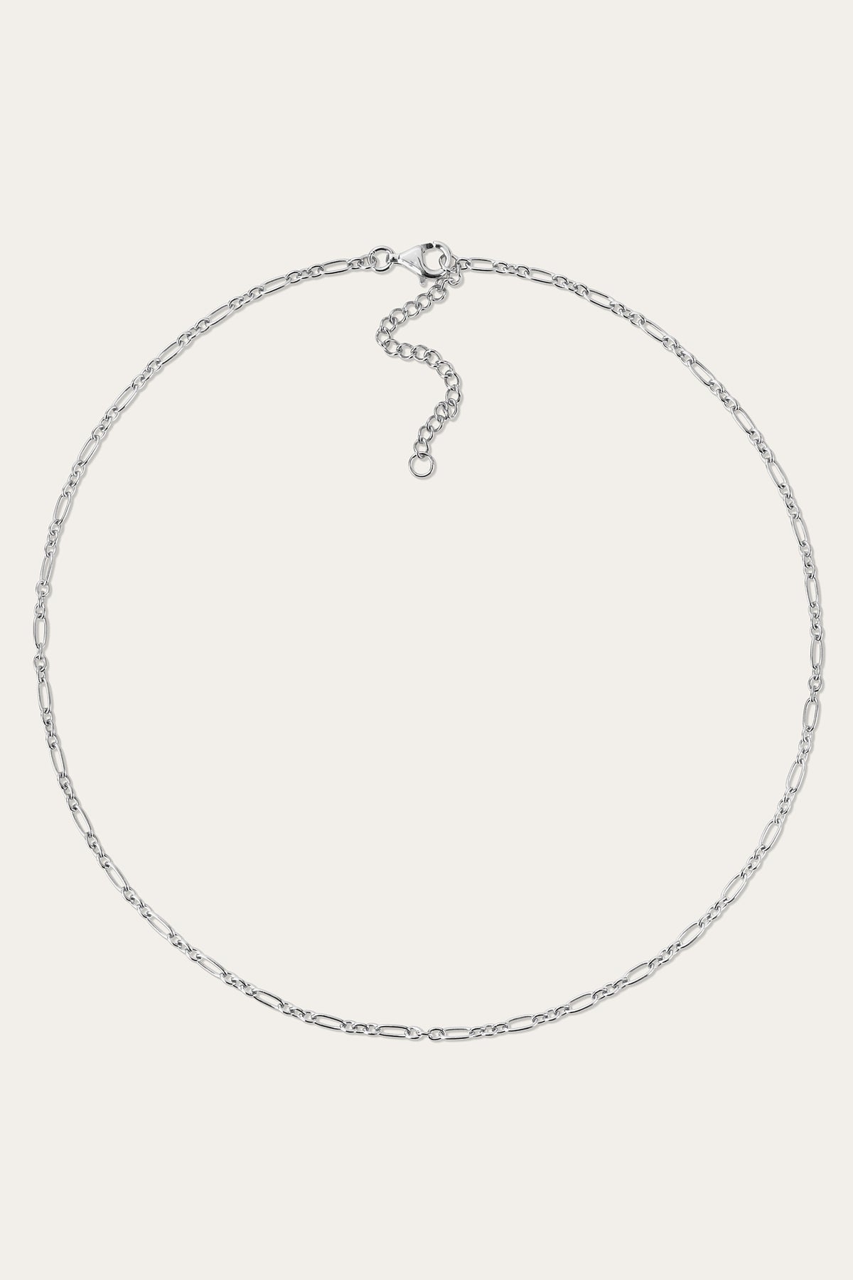 silver layered necklace