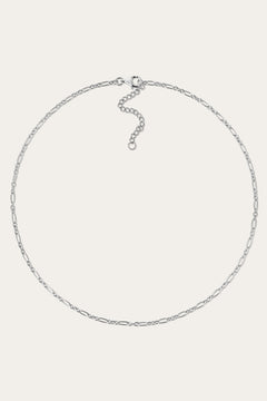 silver layered necklace