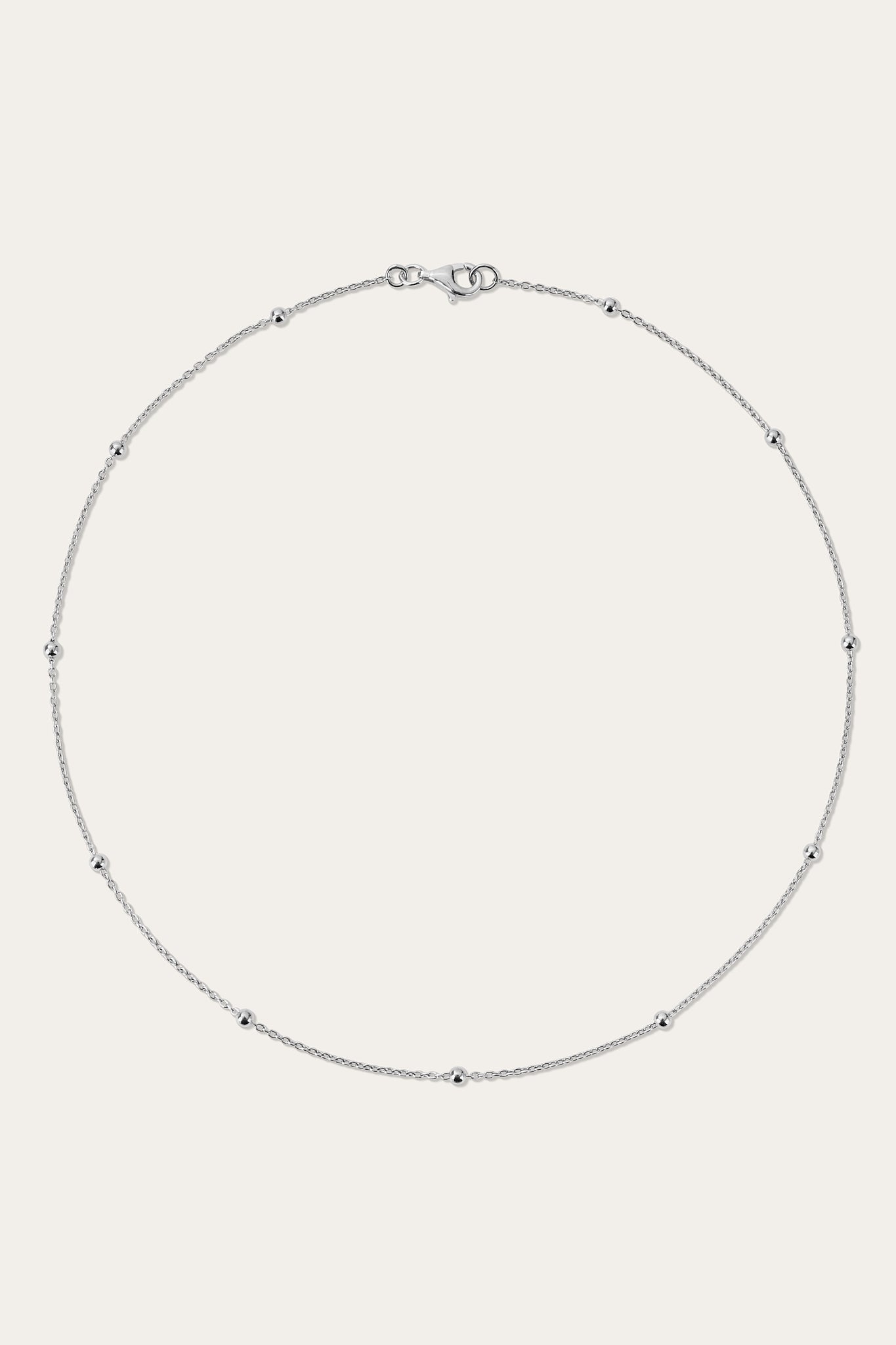 silver layered necklace