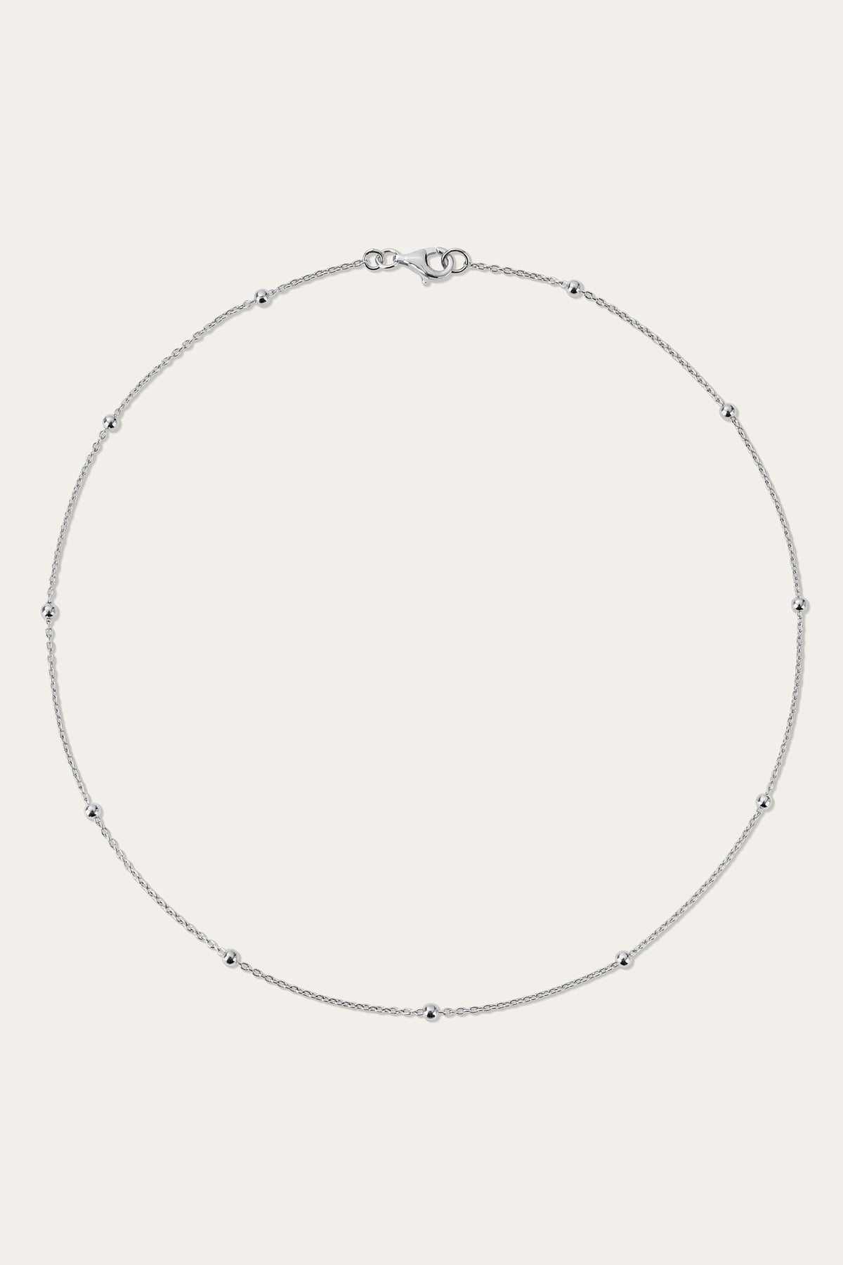 silver layered necklace