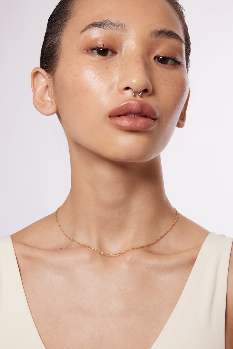 gold stacking necklaces