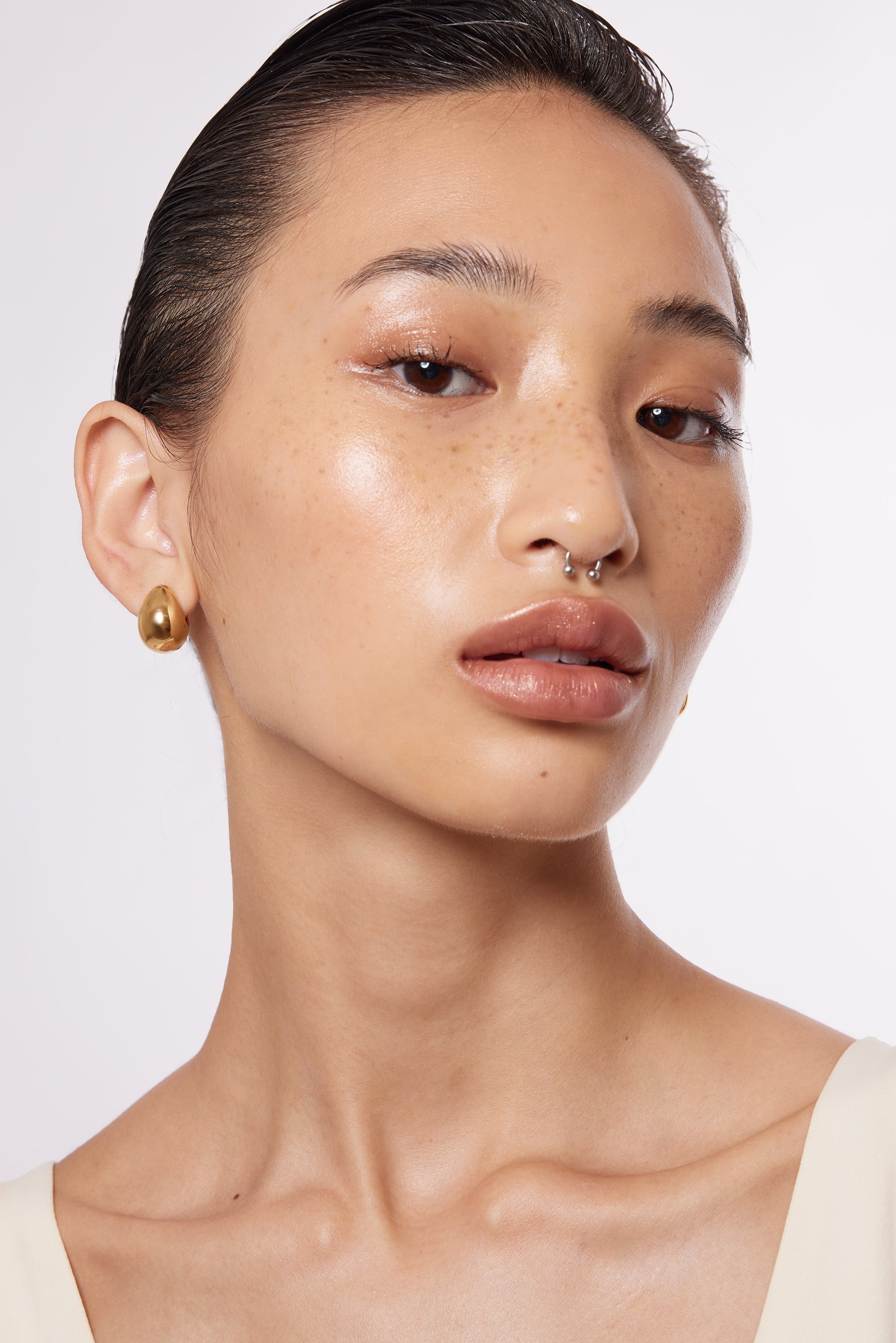 Puffy Hoops for Sensitive Ears