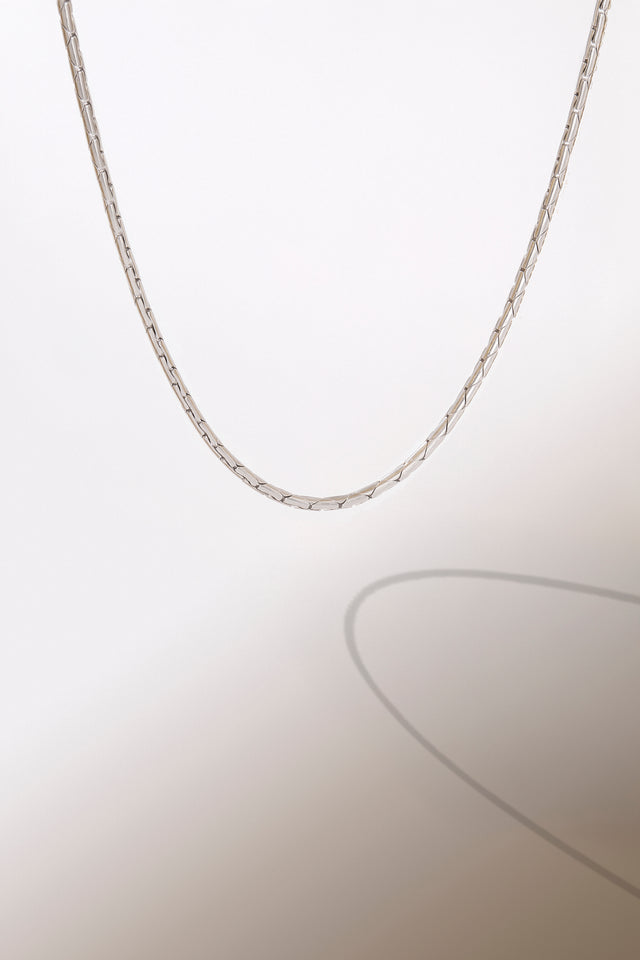 Wheat Chain Silver Plated Necklace