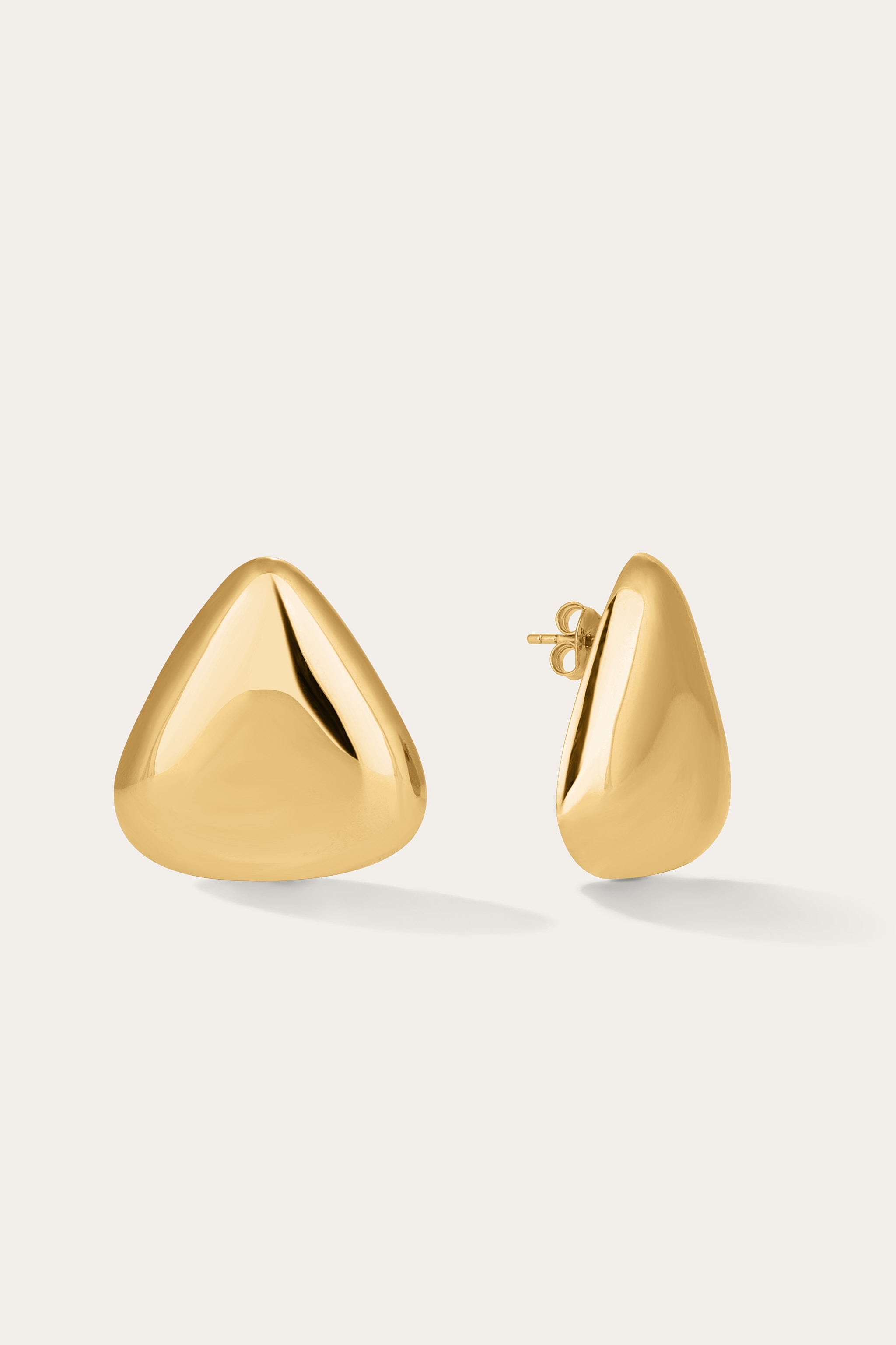 Ramona Gold Vermeil Mega Studs