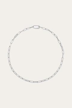 silver necklace