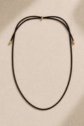Adjustable Gold Cord Necklace