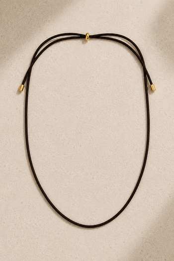 Adjustable Gold Cord Necklace