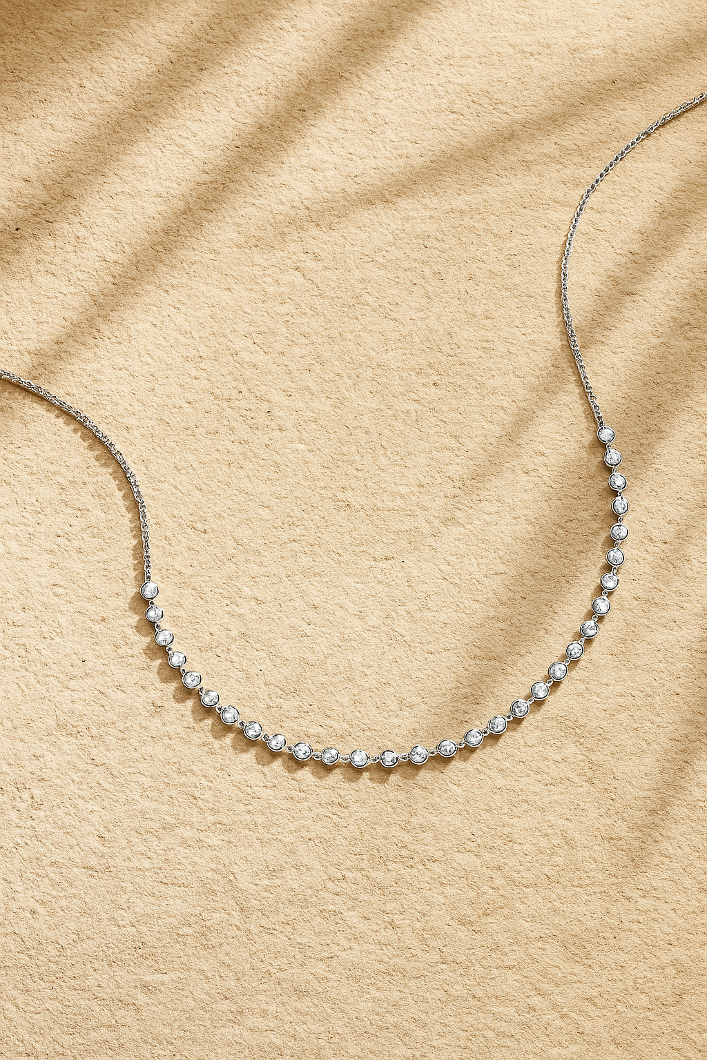 Gigi Silver Choker Necklace