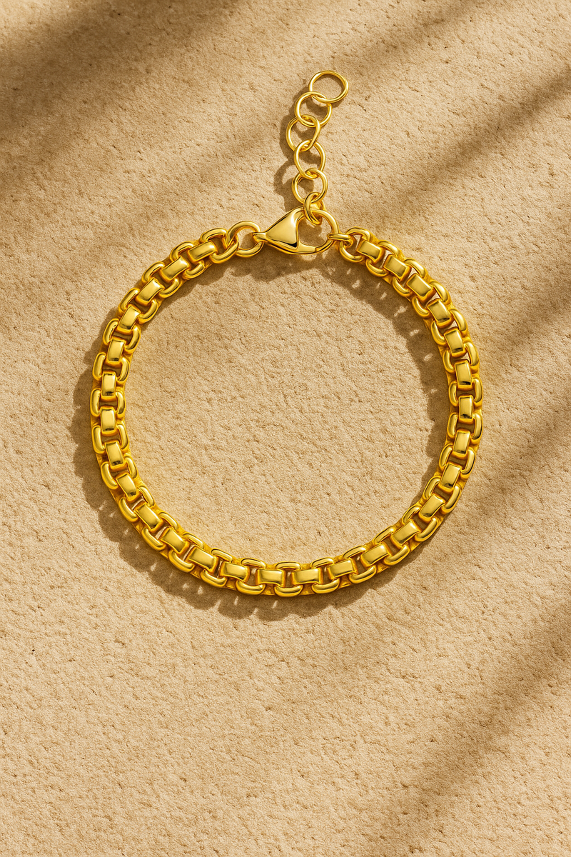 Gilda gold plated chain bracelet
