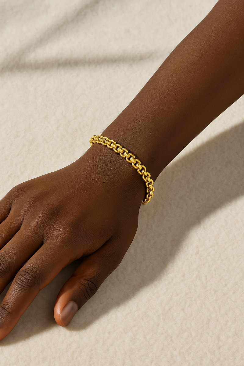 Gilda gold plated chain bracelet