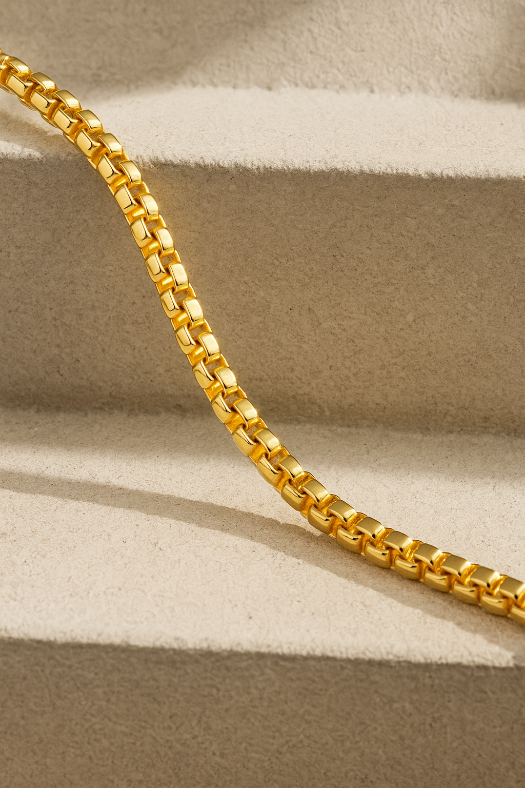 Gilda gold plated chain necklace