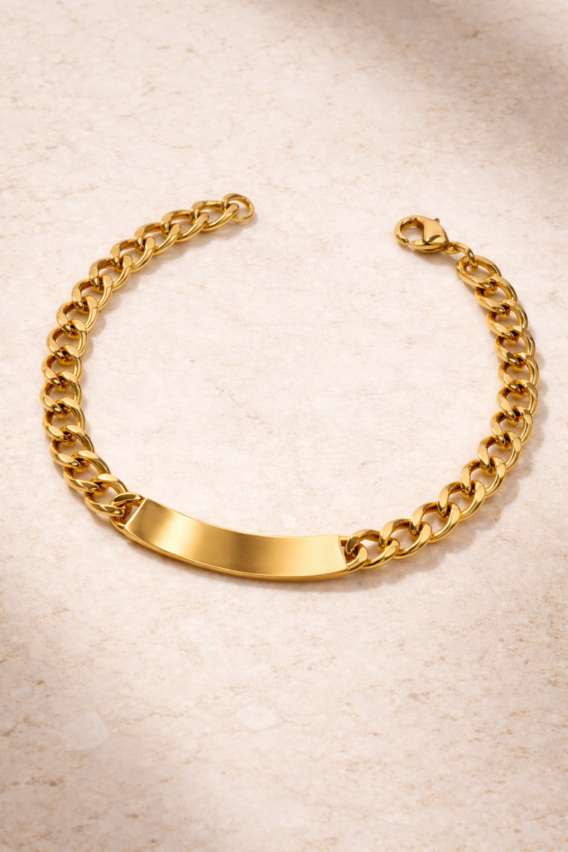 Gold ID Chain Bracelet — Vault Exclusive