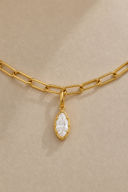 Vittoria Marquise Paperclip Chain – Gold