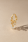 Charlie gold vermeil huggie