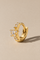 6.5 mm star gold vermeil huggie