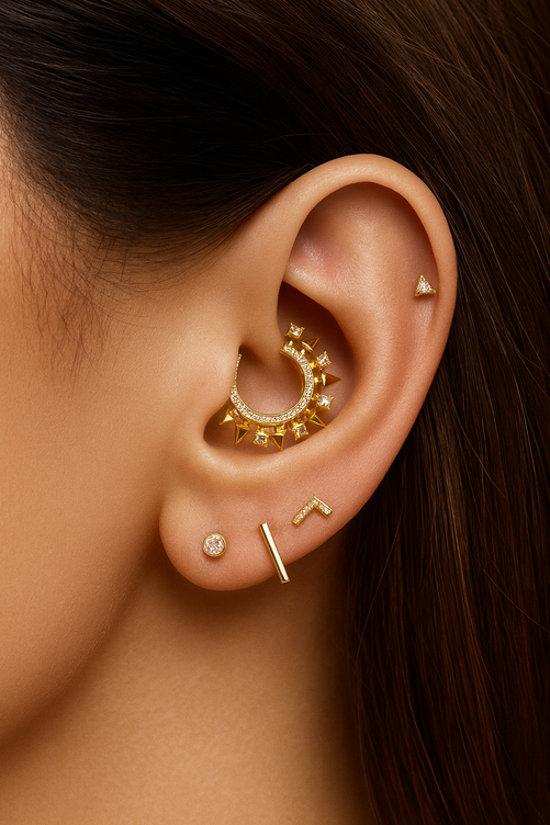 Spina Gold Huggie Earring