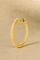 Inside-Out 18 mm gold vermeil hoop