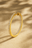 Inside-Out 22 mm gold vermeil hoop
