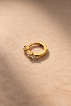 Ivy 6.5 mm Mini Hoop – Gold