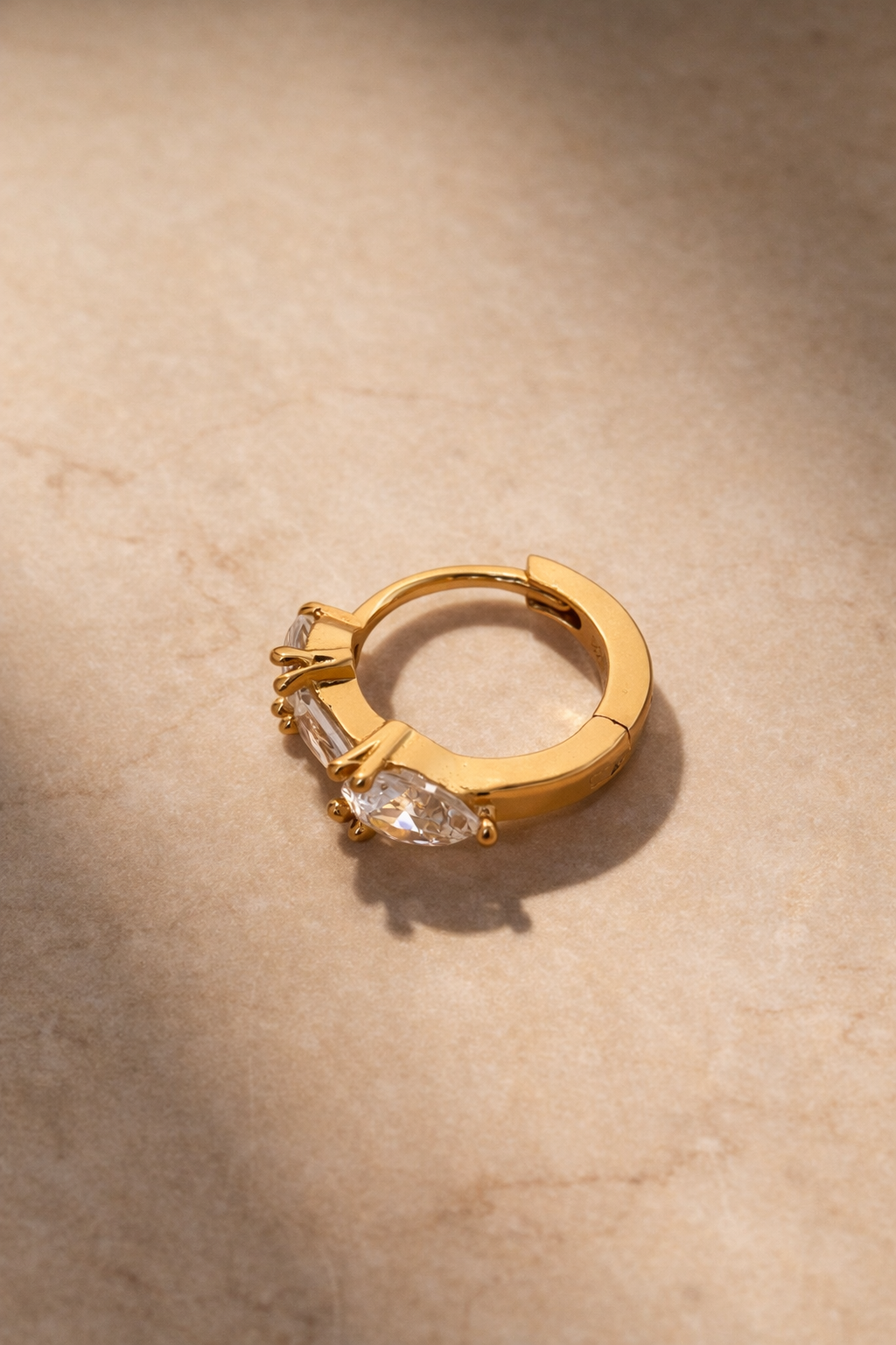 Ivy 8.5mm Mini Hoop- Gold DOWN
