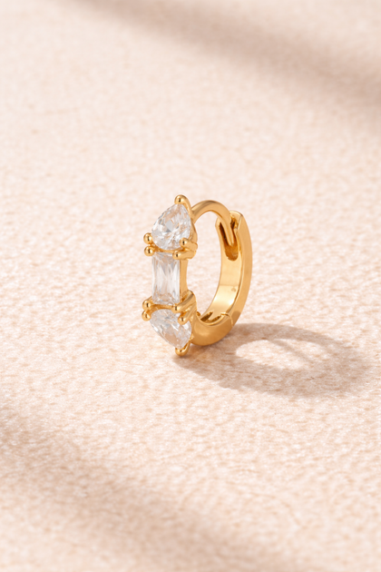 Ivy 6.5 mm Mini Hoop – Gold