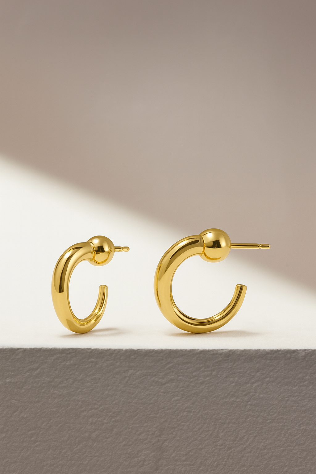 Kyma gold vermeil hoops