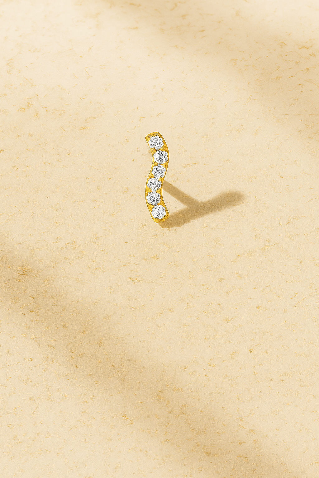 Kyma gold vermeil stud