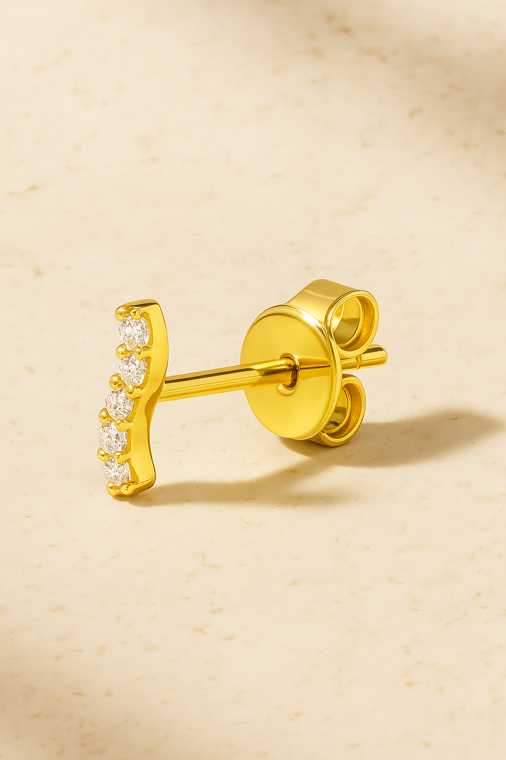 Kyma gold vermeil stud