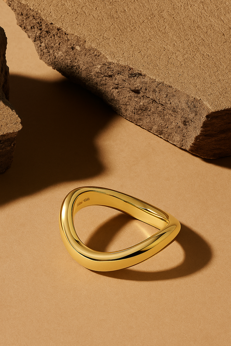 Kyma supersonic gold vermeil ring